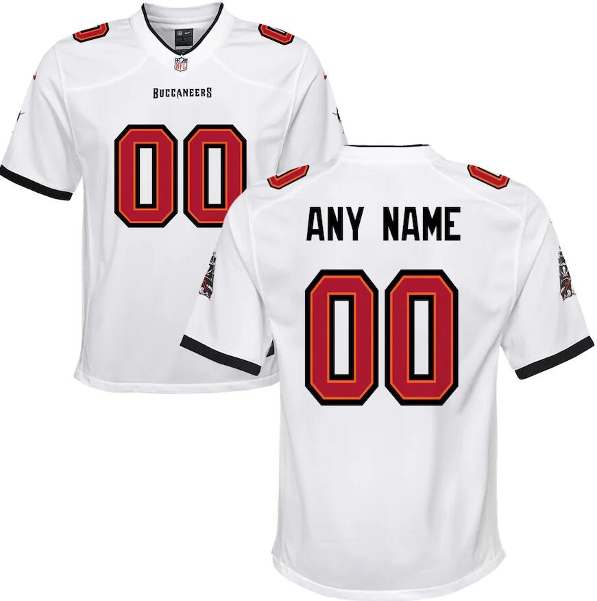 Youth Tampa Bay Buccaneers Nike White Custom Game Jersey